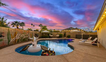 Tropic Oasis II: Bali-Inspired Villa with Heated Pool, Putting Green & Outdoor Lounge image 1