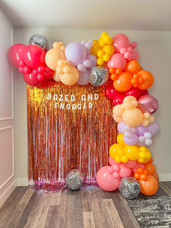 Bachelorette or Birthday Decor Set Up & Planning by Got Your Bash: Balloon Garlands, Backdrops & Custom Itineraries image 15