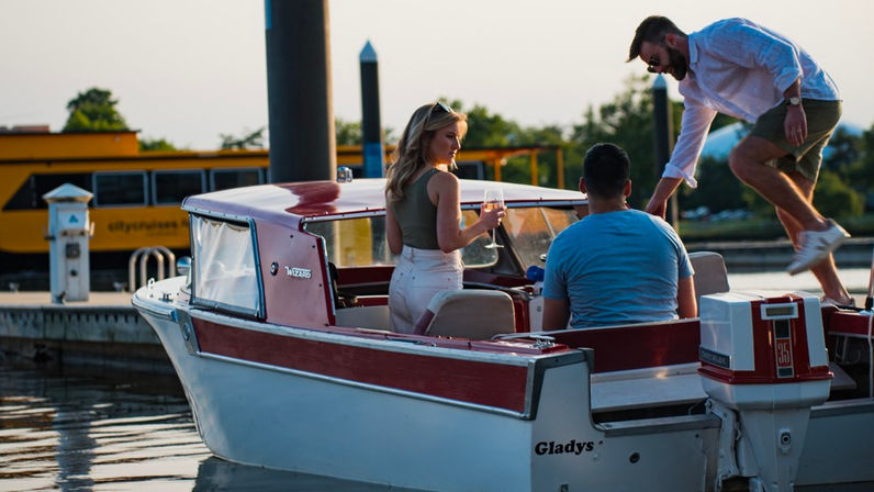 BYOB Retro Boat Rental At The Wharf image 6