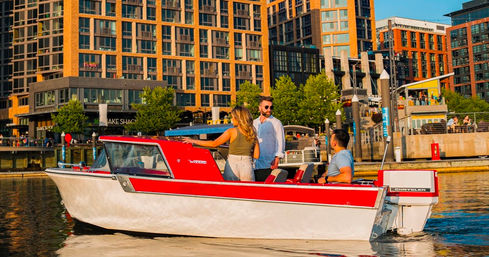 BYOB Retro Boat Rental At The Wharf image