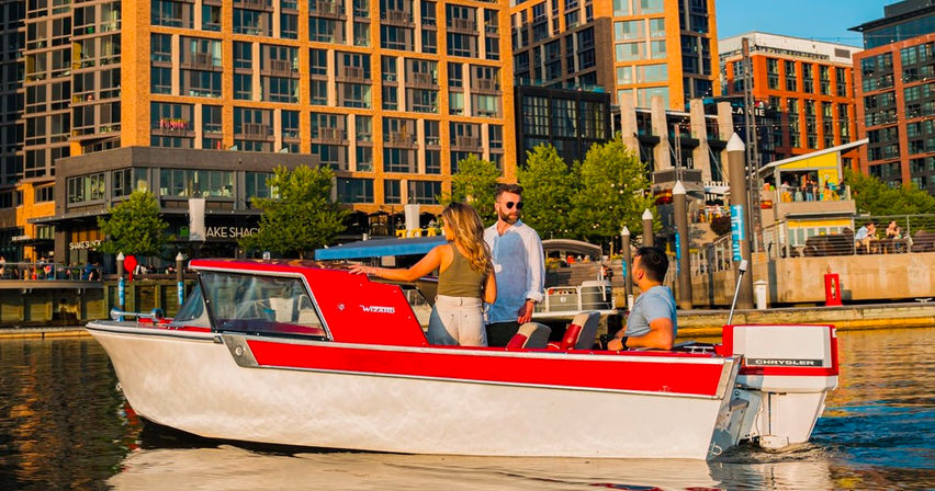 BYOB Retro Boat Rental At The Wharf image 3