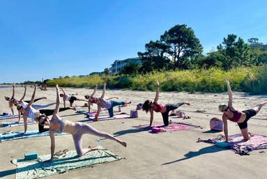 Beach Yoga on Tybee Island or Downtown Savannah image 4