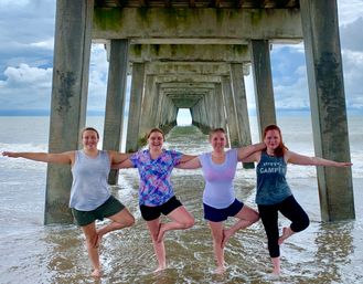 Beach Yoga on Tybee Island or Downtown Savannah image 10