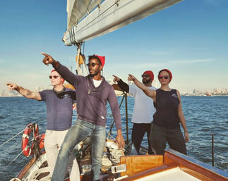 Sail Through NYC Harbor with Snacks & Bar On Board (Up to  15 Passengers) image