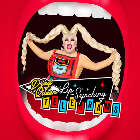 Drag Queen Lip-Synching Telegrams: Personalized for Any Occassion image 1