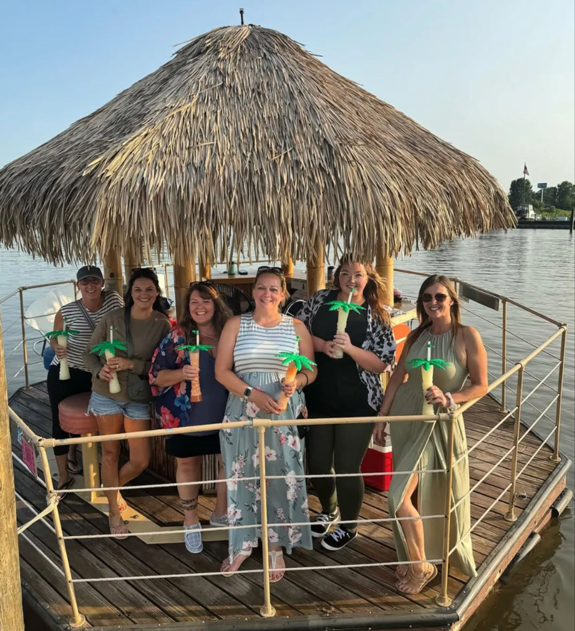Private Floating Tiki Bar with BYOB, Skyline Views & Island Vibes image 1