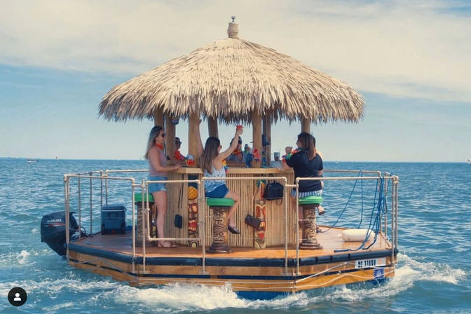 Private Floating Tiki Bar with BYOB, Skyline Views & Island Vibes image 3