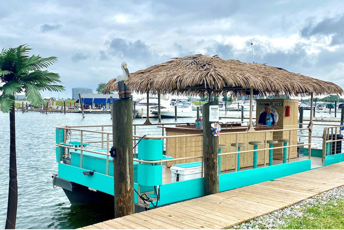 Private Floating Tiki Bar with BYOB, Skyline Views & Island Vibes image 17