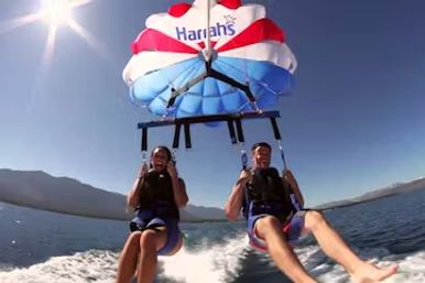 Thrills & Chill: Parasailing Over Scenic Lake Tahoe image 6