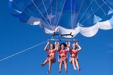 Thrills & Chill: Parasailing Over Scenic Lake Tahoe image