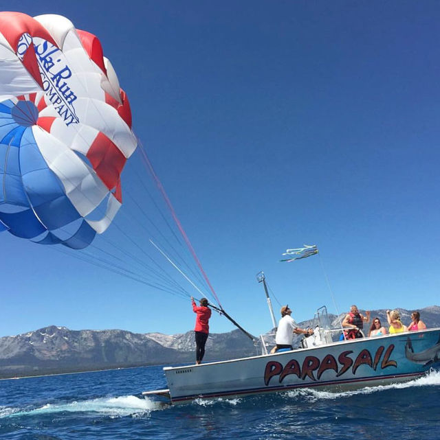 Thrills & Chill: Parasailing Over Scenic Lake Tahoe image 4