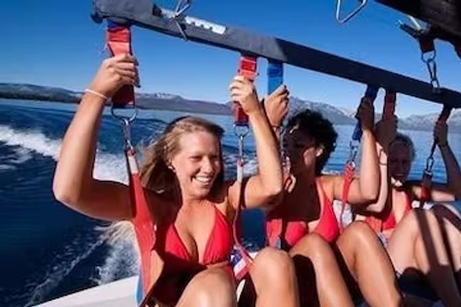 Thrills & Chill: Parasailing Over Scenic Lake Tahoe image 7