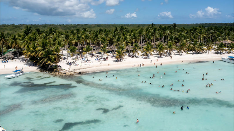 Private Isla Saona Boat Tour with Snorkeling, Premium Drinks & Buffet image 6