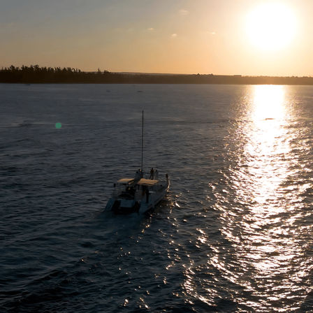 Private Sunset Cruise with Snorkeling, Natural Pool & Open Bar image 5