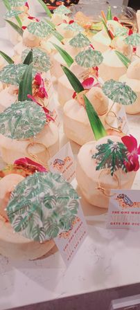 Delicious Decorated Coconuts Delivery: Opened Fresh with Custom Logo Options image 9