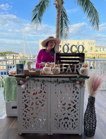 Delicious Decorated Coconuts Delivery: Opened Fresh with Custom Logo Options image 5