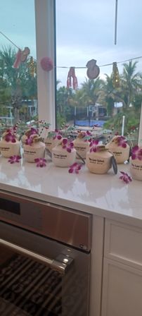 Delicious Decorated Coconuts Delivery: Opened Fresh with Custom Logo Options image 8