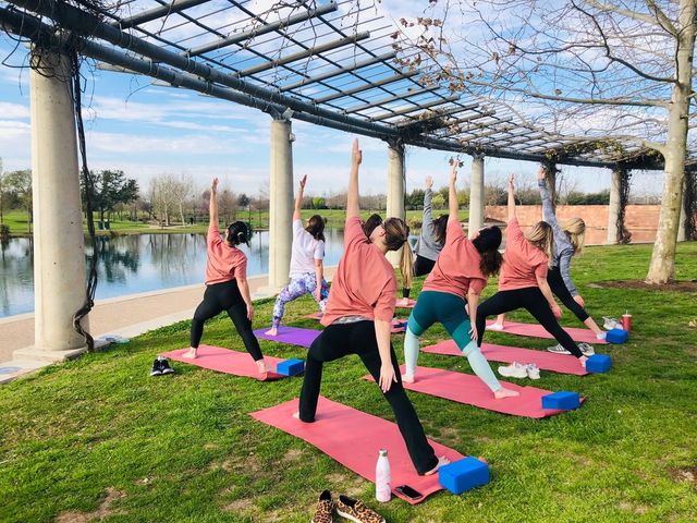 Custom Yoga Class with Fun Playlists, Mimosa Add-Ons, and Cold Lavender Eye Towels image 4