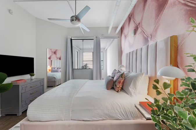 The Beverly Suite: Broadway Condo with Retro-Glam Design image 18