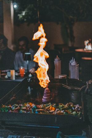 Insta-Worthy Private Hibachi Chef Experience with Unlimited Flavored Sake image 7