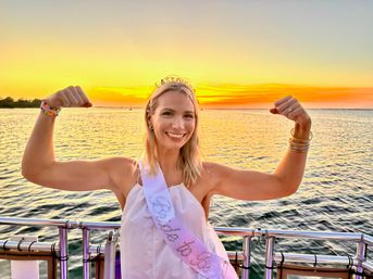 The Pink Dolphin: Private Crab Island Tiki Charter (Up to 18 People) image 21