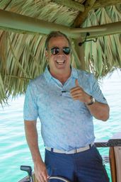 The Pink Dolphin: Private Crab Island Tiki Charter (Up to 18 People) image 22