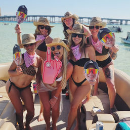 Double-Decker Tritoon Boat Charters with Emerald Coast Island Excursions image 13