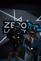 VR Arena: 2,000 Sq Ft Game Space with Zombies, PVP Deathmatch & More image