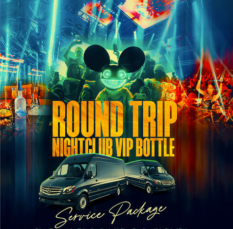 Luxury Round Trip Transport & VIP Nightclub Bottle Service image 1