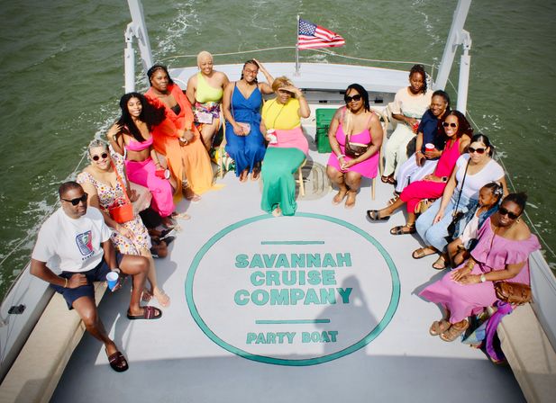 Savannah Party Boat Cruise: Choose 2-4 Hours, BYOB Optional w/ Captain image 3