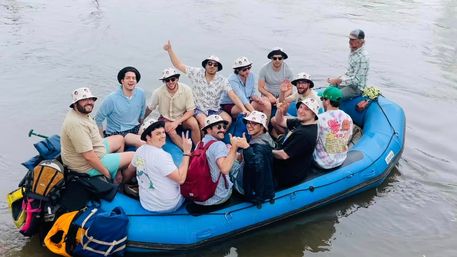 Floating Bar Crawl on the French Broad River image 9