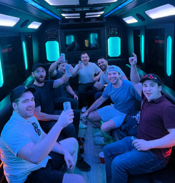 Ultimate Dinner & Club Party Bus: Eat, Ride, & Party All Night! image 1