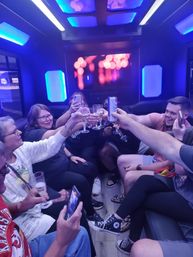 Ultimate Dinner & Club Party Bus: Eat, Ride, & Party All Night! image 6