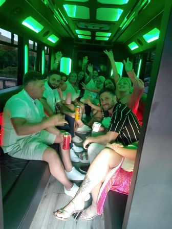 Ultimate Dinner & Club Party Bus: Eat, Ride, & Party All Night! image 4