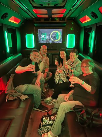 Ultimate Dinner & Club Party Bus: Eat, Ride, & Party All Night! image 17