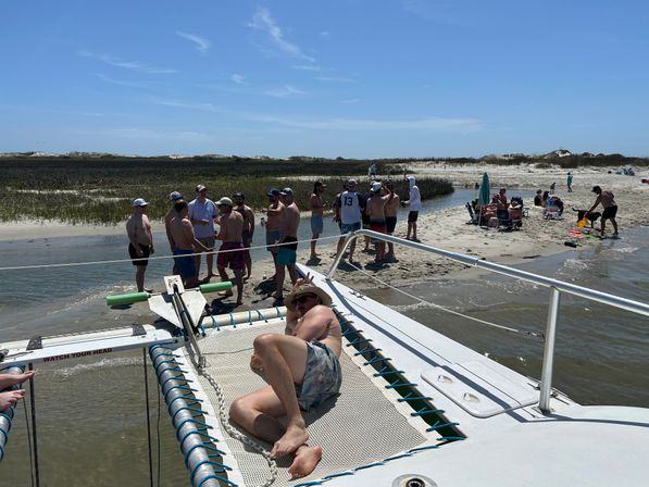 Private 42 Ft Catamaran Party Boat Cruise and Beach Day at Bird Island (Up to 30 People) image 8