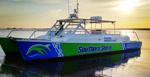 Private 42 Ft Catamaran Party Boat Cruise and Beach Day at Bird Island (Up to 30 People) image