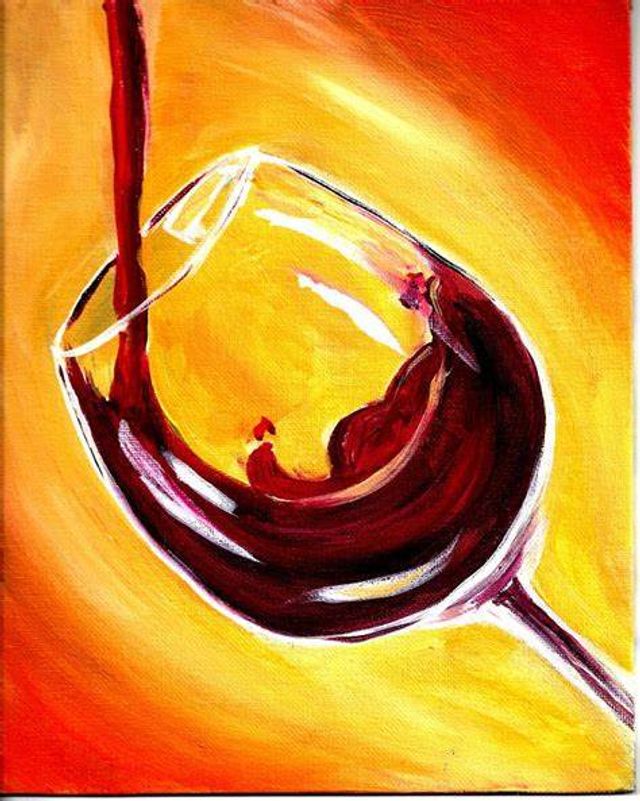 Private Paint + Sip Class at Your Home Rental or Special Event image 4