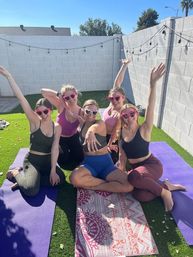 Balanced Babes Private Group Yoga, Custom Playlist & Mimosa Add-On image 13