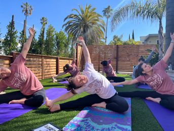 Balanced Babes Private Group Yoga, Custom Playlist & Mimosa Add-On image 8
