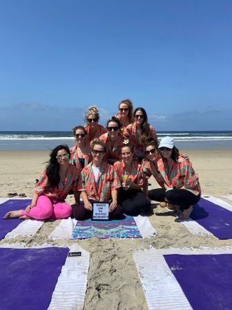 Balanced Babes Private Group Yoga, Custom Playlist & Mimosa Add-On image 3