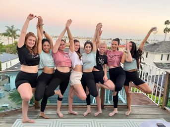 Balanced Babes Private Group Yoga, Custom Playlist & Mimosa Add-On image 2