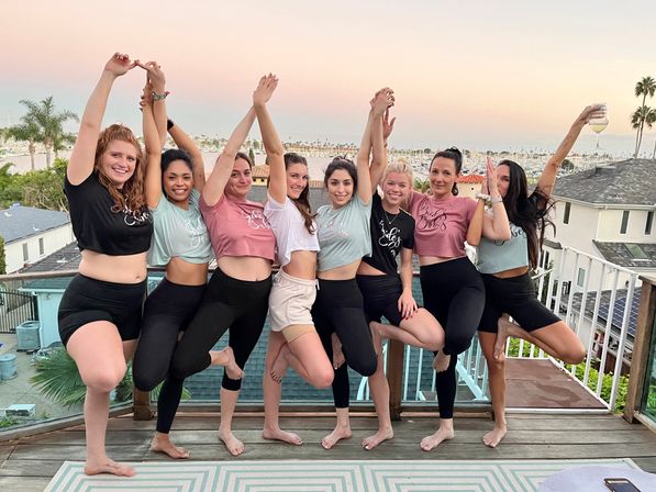 Balanced Babes Private Group Yoga, Custom Playlist & Mimosa Add-On image 2