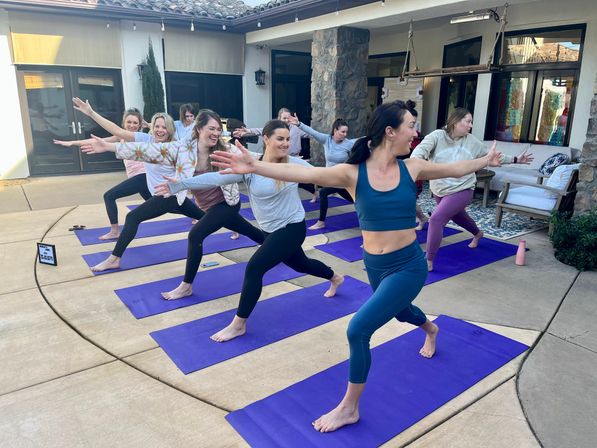 Balanced Babes Private Group Yoga, Custom Playlist & Mimosa Add-On image 6