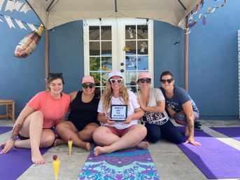 Balanced Babes Private Group Yoga, Custom Playlist & Mimosa Add-On image 7