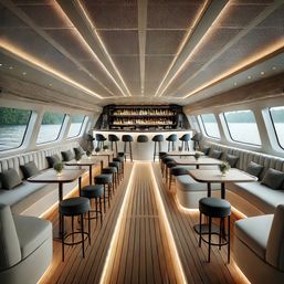 85ft Yacht with Exclusive Cafe Saloon On Board & Round-Trip Bus Transportation Included image 2