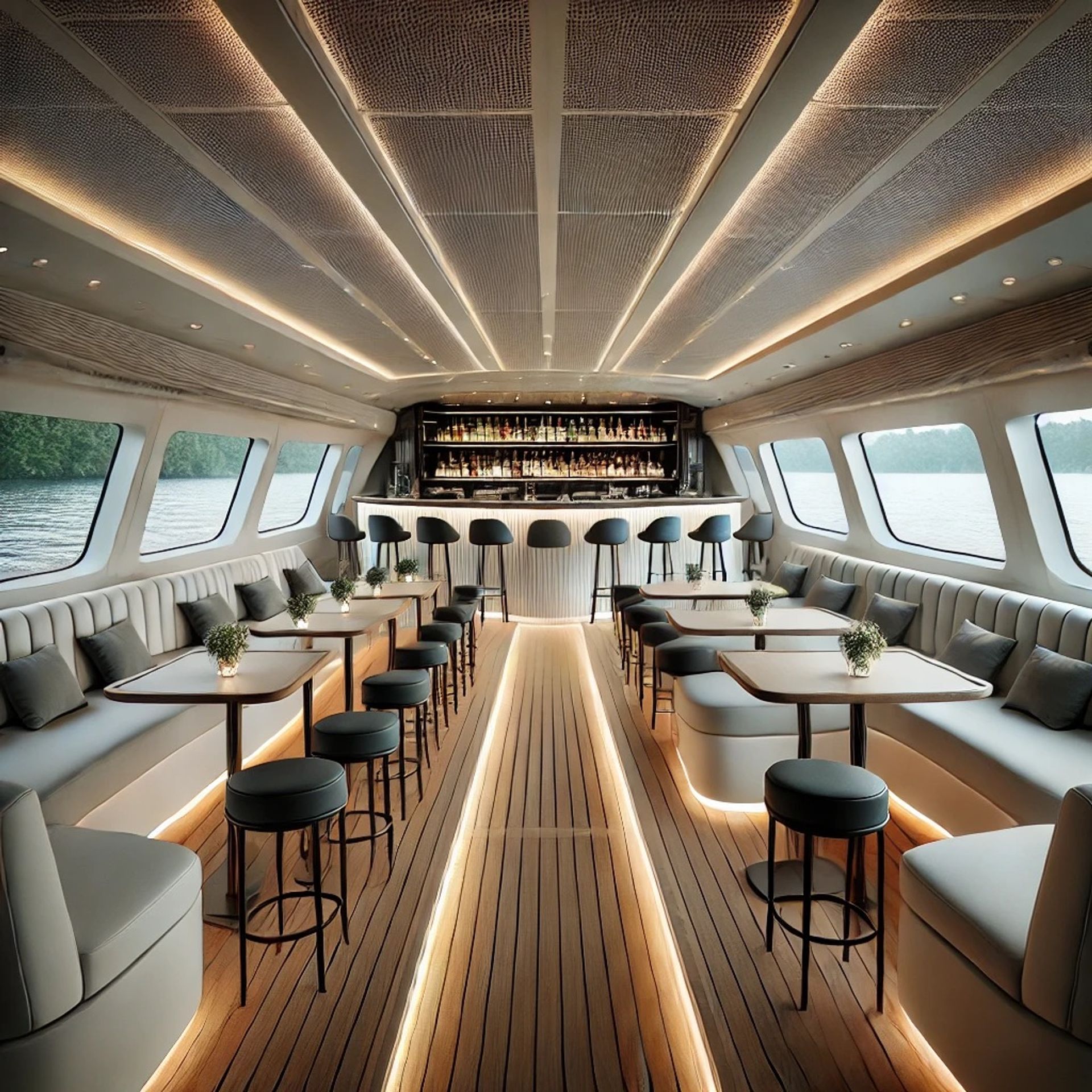 85ft Yacht with Exclusive Cafe Saloon On Board & Round-Trip Bus Transportation Included image 2