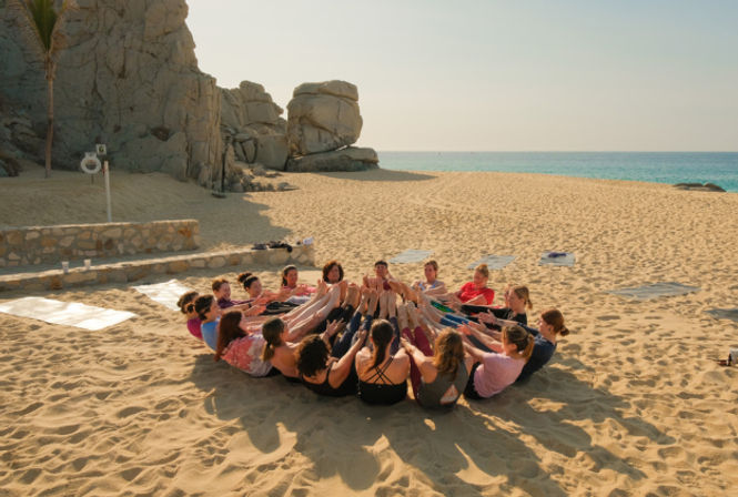 Custom Bachelorette Yoga Session with Post-Class Coconut Water, Matcha or Cacao image 4