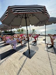 Custom Bachelorette Yoga Session with Post-Class Coconut Water, Matcha or Cacao image 2
