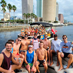 Private BYOB Party Boat Cruising the River, Bar Hopping, Swimming, & More image
